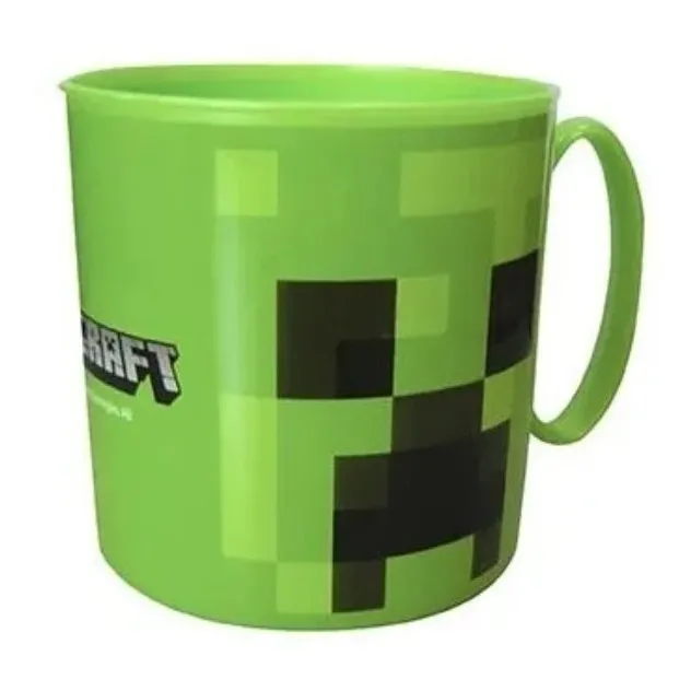Taza Plástico Minecraft Oficial Original 265 Ml