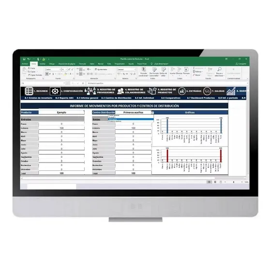 Plantilla Para Control Gestion De Inventarios Automatica