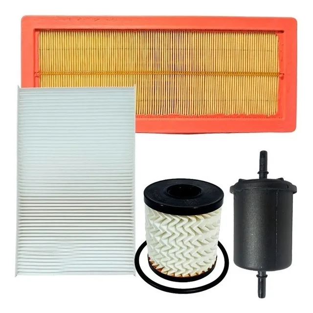 Kit 4 Filtros 100% Original Citroen C4 Lounge 1.6 Thp Nafta