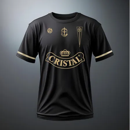 Camiseta U Catolica Retro Personalizable Dorada