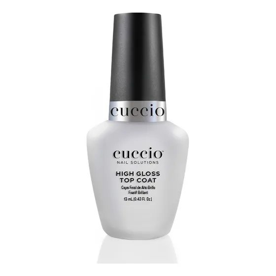 Top Coat Unha High Gloss Cuccio 13 Ml (esmaltaçao)