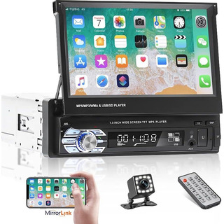 Radio Para Coche Con Pantalla Táctil Retráctil De 7 Pulgadas Radio Para Coche Con Pantalla Táctil Retráctil De 7 Pulgadas
