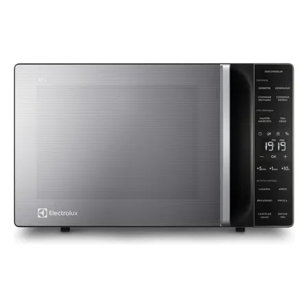 Micro-ondas Me23s 23l Efficient Com Descongelamento Assistido Cor Inox Electrolux 220v