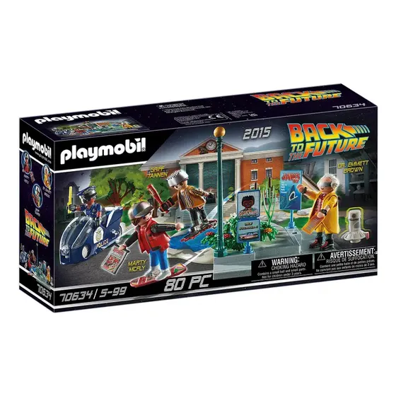 Playmobil - De Volta Para O Futuro Parte 2 Com Fuga 70634