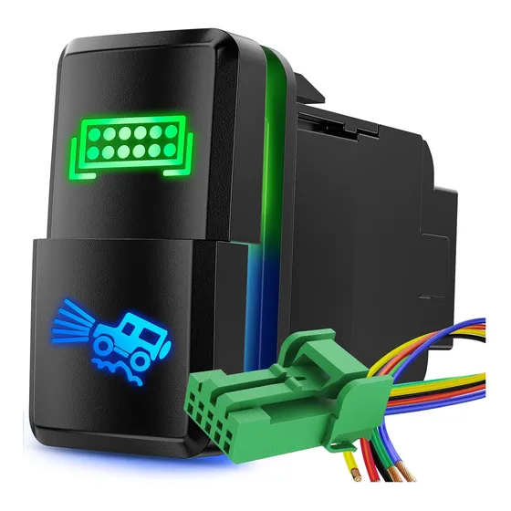 Interruptor Doble Botón Nilight Para Luz Led 12v Toyota