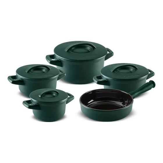 Conjunto Panelas Cerâmica Duo+ Smart 5 Peças - Matte - Ceraflame