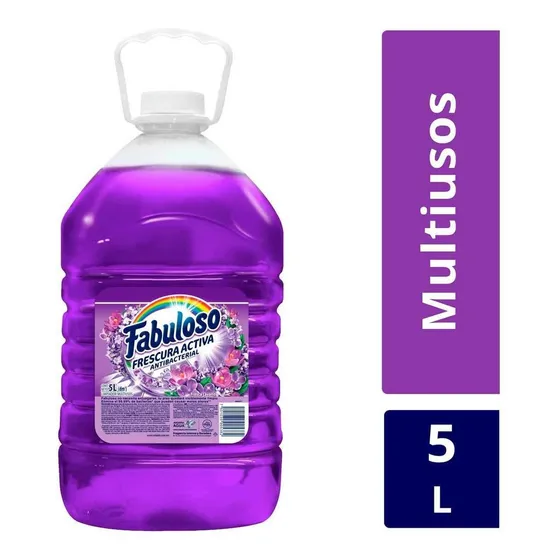 Limpiador Multiusos Líquido Fabuloso Antibacterial Lavanda 5L