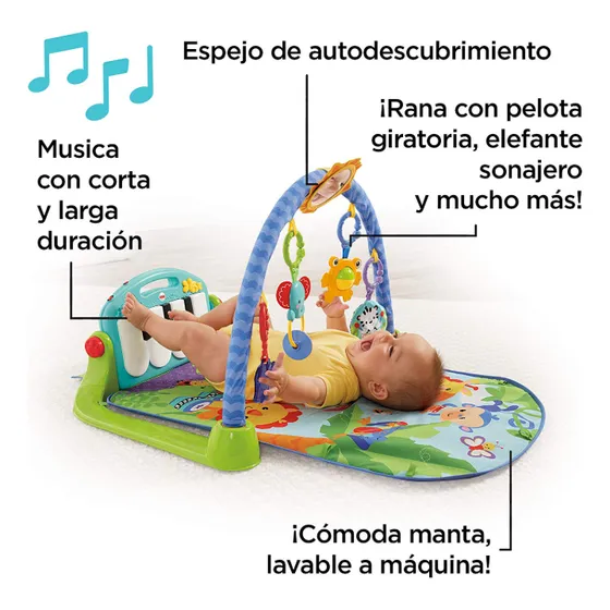 Gimnasio Fisher-price Piano Pataditas Para Bebés