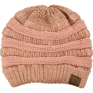 Gorro De Punto Trenzado C.c Trendy, Cálido, Grueso, Suave Y Gorro De Punto Trenzado C.c Trendy, Cálido, Grueso, Suave Y
