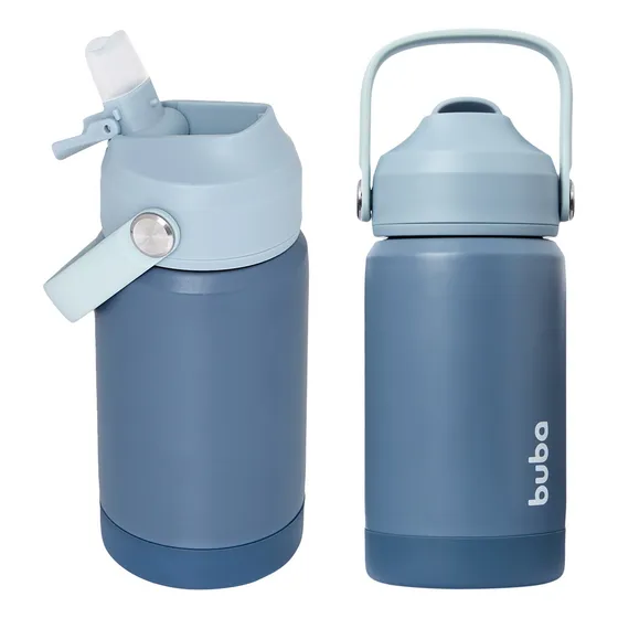 Garrafa Térmica Buba Parede Dupla Tampa Antivazamento 360ml