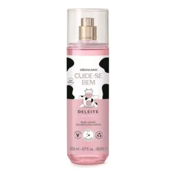 O Boticário Cuide-se Bem Deleite Splash 200ml para feminino