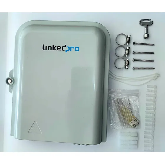 Caja Nap Fibra Optica Con Splitter Y Acoplador 1x8 Ftth Bcv