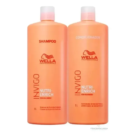 Wella Nutri - Enrich Shampoo 1L e Condicionador 1L - Nutrição
