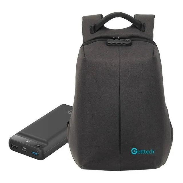 Mochila Getttech 15.6 + Powebank Nova 20000mah