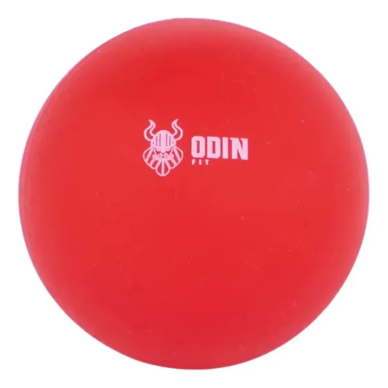 Bola de Massagem Lacrosse Ball 65mm Liberação Miofascial Vermelho