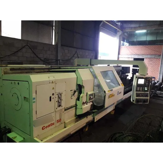Torno Cnc Romi Centur 50 C/ 5000mm E.p. C/ 4550 Hrs De Uso