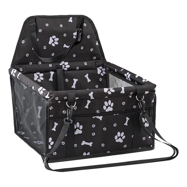 Silla De Coche Para Mascotas Con Cinturón De Seguridad
