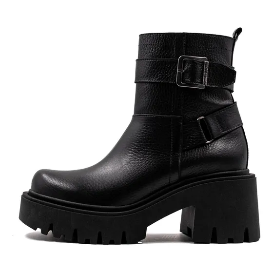 Botineta Comoda De Cuero Vacuno Urbana Nigeria Modelo 1097 S