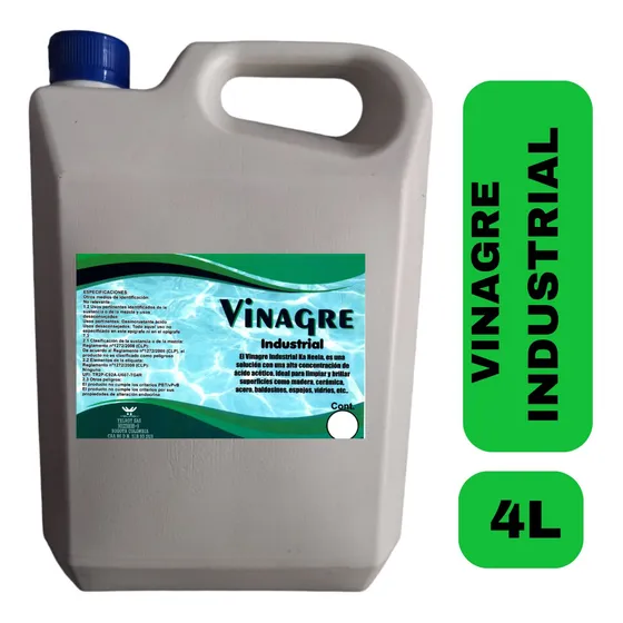 Vinagre Industrial  X4litros - L a $5201