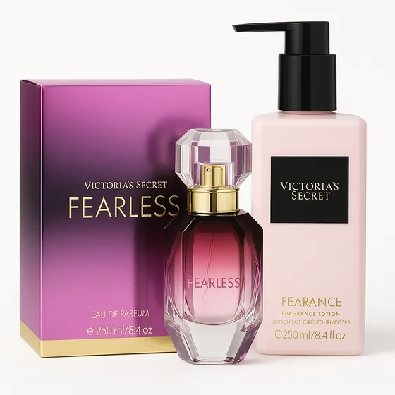 Kit Victoria's Secret Fearless Perfume 50ml + Loção 250ml