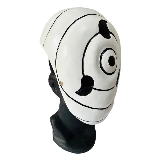 Mascara Tobi Obito Casco Blanco Uchiha Naruto Madara