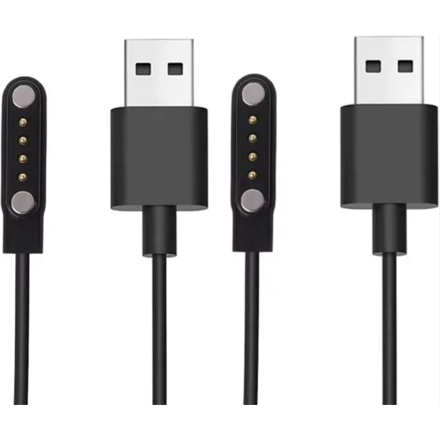 Cargador De 4 Pines I Reloj Inteligente I Cable Magnético 