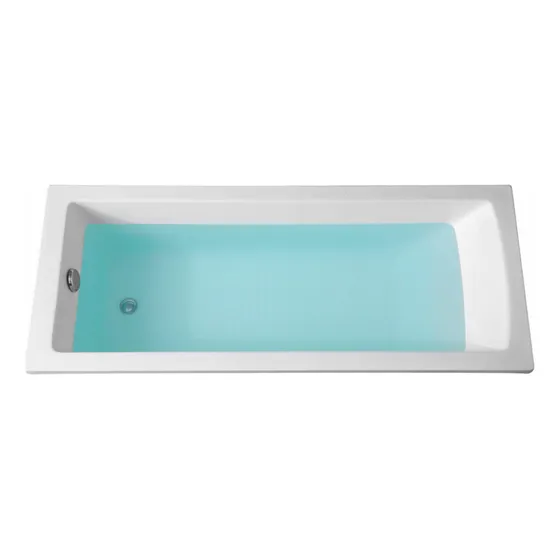 Bañera Simple De Empotrar Blanca Aqualia 170x70x42 Bañera 