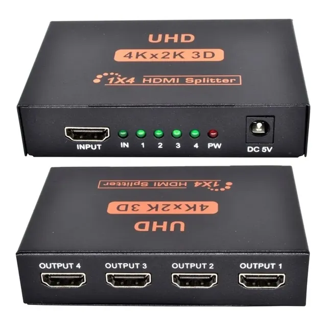 Splitter Hdmi 1x4 Version 1,4b Full Hd
