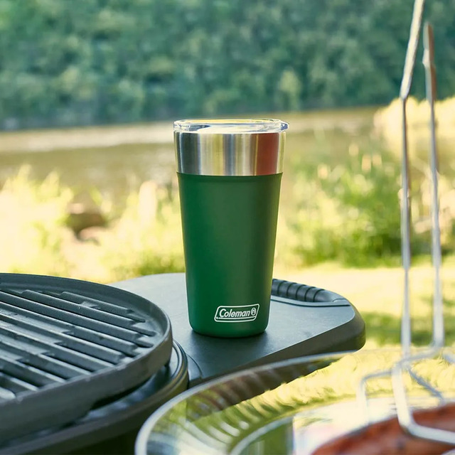 Copo Térmico Com Tampa 600ml Verde Coleman Copo Térmico Com Tampa 600ml Verde Coleman