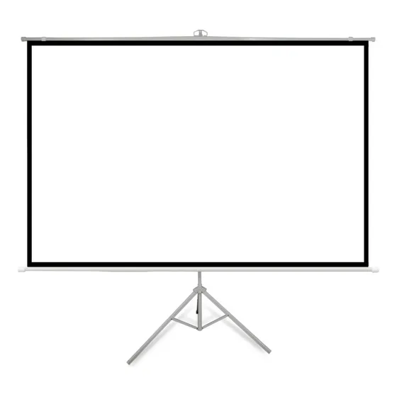 Pantalla Proyector 120 Pulgadas Dakota Con Pie Trípode Blanco