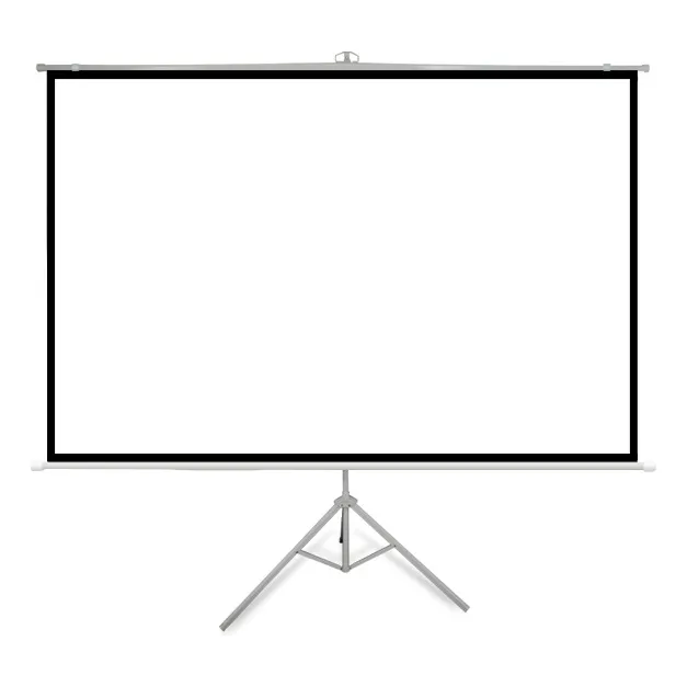 Pantalla Proyector 120 Pulgadas Dakota Con Pie Trípode Blanco