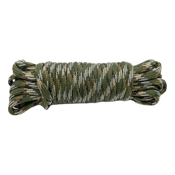 Cuerda Paracord 50 Metros Cuerda Utlilitaria Tactica Colores Color Camo Verde