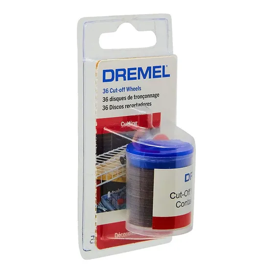 Disco De Corte 1.5/16 C/ 36 Peças Dremel 409 Cor Marrom
