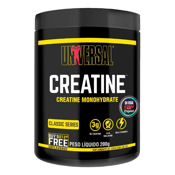 Suplemento Em Pó Creatina Universal Nutrition Creatine Pura Sem Sabor Pote 200g Suplemento Em Pó Creatina Universal Nutrition Creatine Pura Sem Sabor Pote 200g