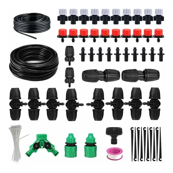 Kit Riego Micro Goteo 82.0 ft Jardin Manguera Boquilla
