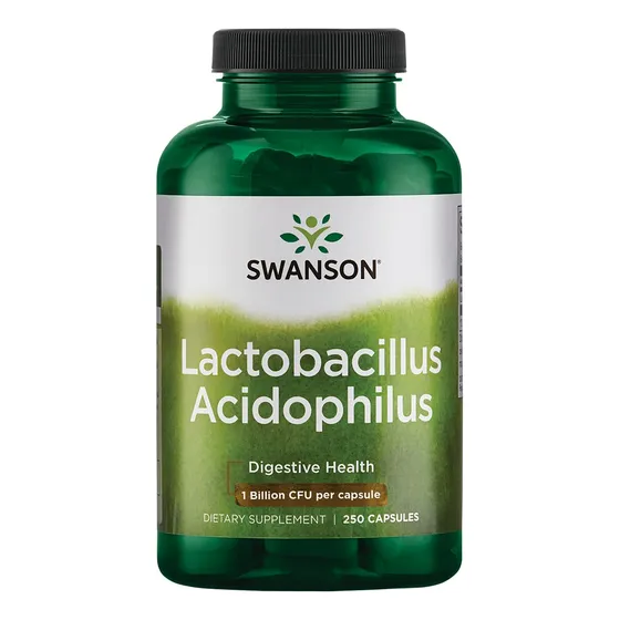 Suplemento Swanson Lactobacillus Acidophilus 250 Cápsulas