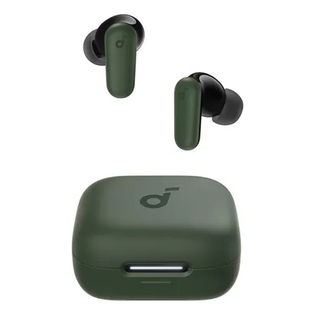 Audífonos Bluetooth Gamer Soundcore by Anker P30i, Cancelacion de Ruido in Ear, Adaptive ANC, Hi-Res, LDAC, 45 Horas de Calidad de Sonido sin Pérdida, Soporte de Carga Rápida, Bluetooth 5.4, Verde