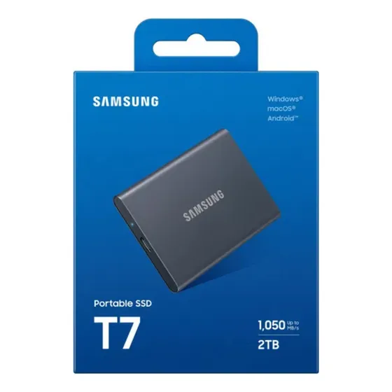 Samsung 2tb T7  Titan Gray Disco Duro Portable Ssd Externo