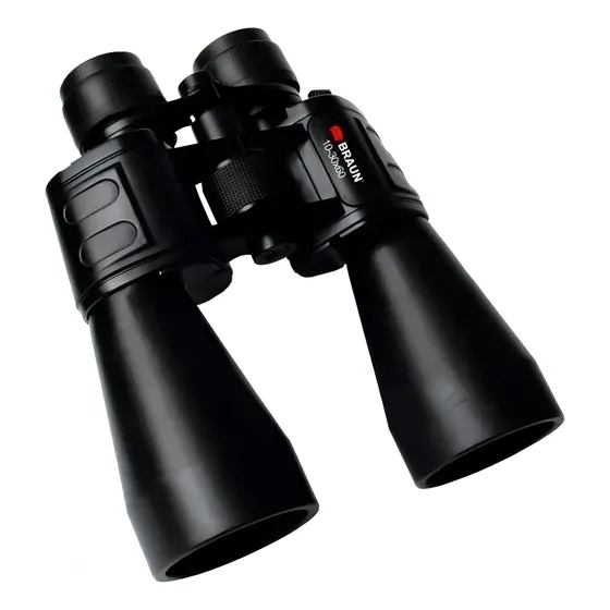 Braun Germany Binocular 10-30x60 1año - Rep.oficial Color Negro