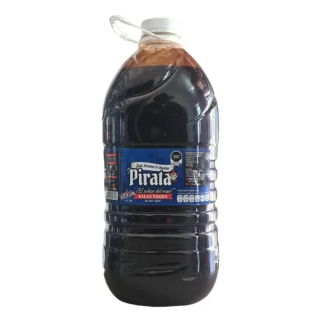 Salsa Negra Marisquera Pirata Original De Mazatlán 5 Litros