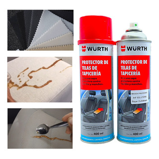 Wurth Repelente Manchas Protector Telas Auto 400 Ml 2 Pzas Wurth Repelente Manchas Protector Telas Auto 400 Ml 2 Pzas