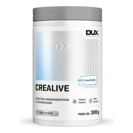 Creatina Creavitalis Pote 300g Dux Nutrition Sabor Sem Sabor Creatina Creavitalis Pote 300g Dux Nutrition Sabor Sem Sabor
