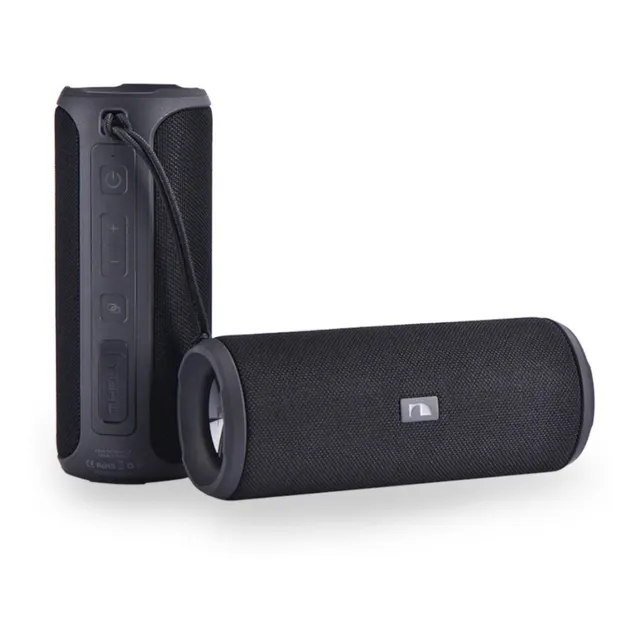 Parlante Nakamichi Thrill portátil con bluetooth waterproof black