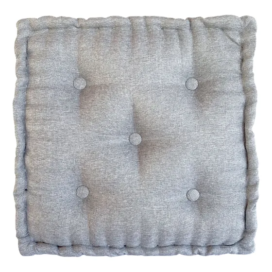 Almofada 35x35 X 10 Cm Futon Turca Cheia Linho Assento
