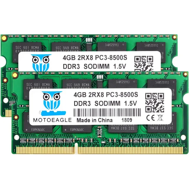 Memorias Ram Motoeagle Sodimm 2 X 4 Gb Ddr3 1066 Mhz 204 Pin