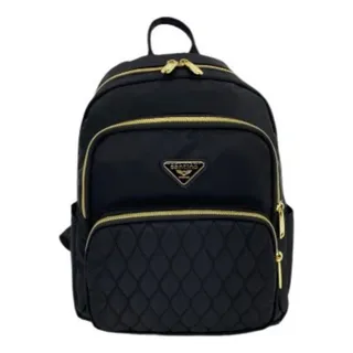 Bolsa Mochila AmarĂlis Nylon Santino Preta Sab412u01 Bolsa Mochila AmarĂlis Nylon Santino Preta Sab412u01