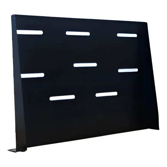 Bandeja De Rack Clasica  Metalnet 1u 19x12 Negro 01pt31