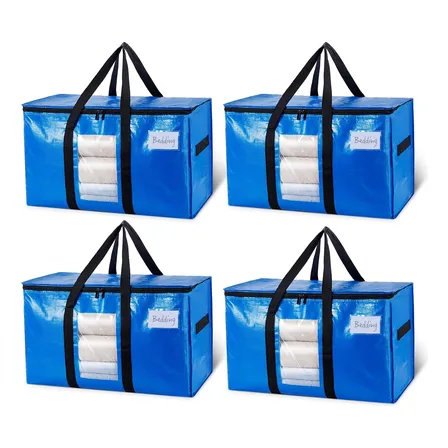 Pack4 Bolsas De Mudanza Y Almacenamiento Extra Grande 100lts