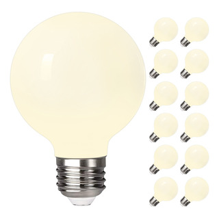 Foco Led Edison Bombilla Moderno G25 G80 5w 12piezas E26 E27 Luz Blanco Cálido Foco Led Edison Bombilla Moderno G25 G80 5w 12piezas E26 E27 Luz Blanco Cálido