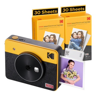 Cámara Instantánea Kodak Mini Shot 3 Retro (60 Hojas) 3x3 2 Cámara Instantánea Kodak Mini Shot 3 Retro (60 Hojas) 3x3 2
